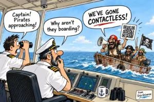 Pirate Boarding — ShipUniverse maritime funny