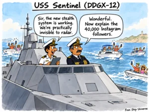 Stealth Warship — ShipUniverse maritime funny